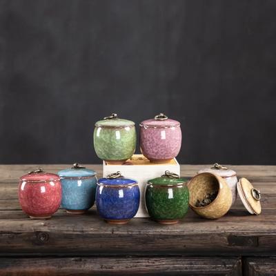 Keramik-Dosen Teedose Kaffeedose Porzellan-Teedose Teelagerbox Behälter