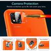 Coque Silicone - E.F.CONNECTION - pour Xiaomi Redmi 9C - Silicone Noir - 2 Verres Trempés - 2 Protections Caméra
