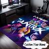 Custom Name Neon Future Heroes KPop Carpet, Chair Rug,Area Rug for Office Bedroom Living Rooms Bedroom, Doormat Decor Christmas Fan Gifts