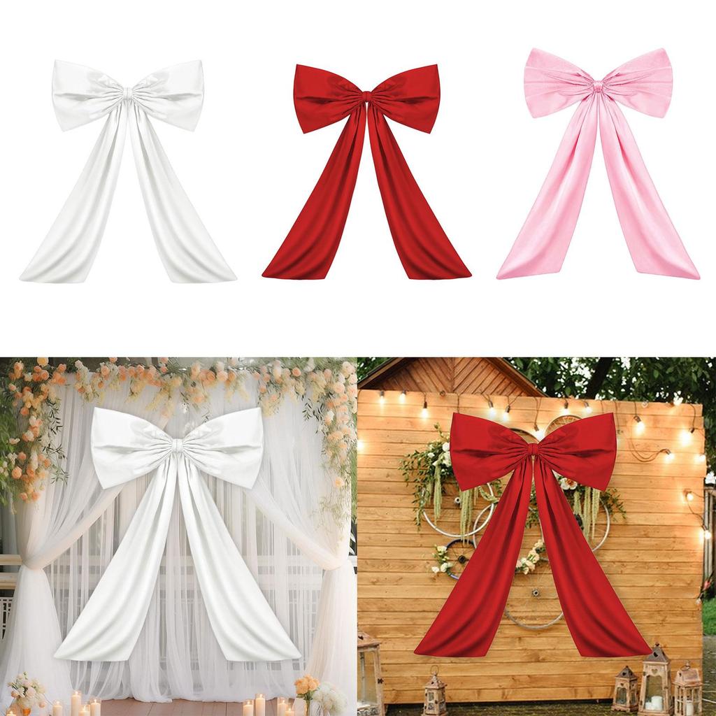 Large Bow Decor Room Wall Decoration for Girl Women Ormanent Large Hanging Ribbon Tie Bow for Christmas Bridal Decoration