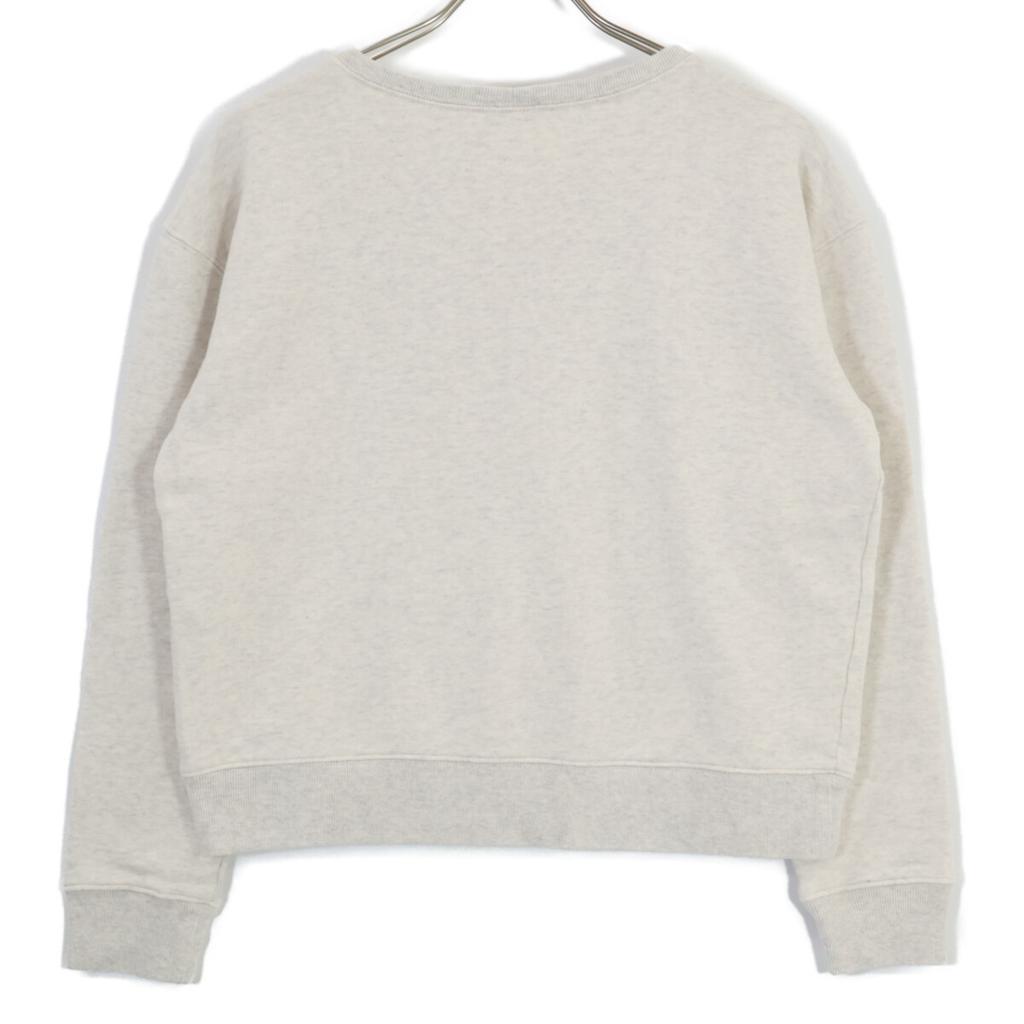 Celine [Excellent Condition/Domestically Authorized] 2Y31F765N Eddie Era Logo Print Loose Sweatshirt/ Tops S IvoryUsed