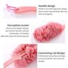 4 Pack Multiple Bath Body Brushes, Soft Nylon Mesh Back Cleaner with Long Handled Shower Brush for Wet, Exfoliating Luffa Bath Sponge for Women & Men