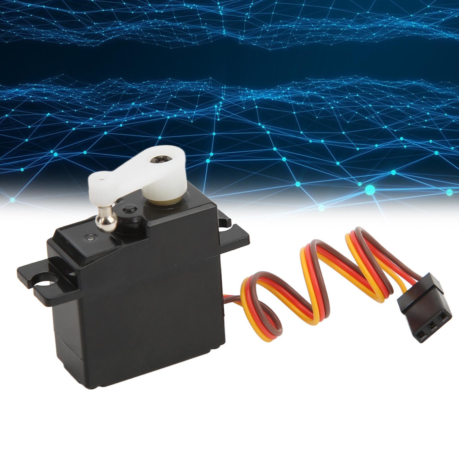 

Digital Servo Low Noise Sensitive Plastic Steering Gear with Arm for WLtoys 124016 124017 144010 1/14 RC Cars