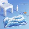 2025 NEW High Quality Hand-trimmed Sea Wave Rug Artistry Small Rugs for Bedroom Bathroom Living Room Carpet Decoracion
