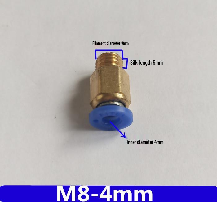 Right Angle Oil Nozzle for Machine Tool Engraving, Quick-Connect Steel Pipe Joint Sleeve