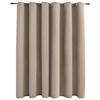 Rideau occultant - vidaXL - 290x245 cm - Beige - Œillets en métal - Polyester lavable