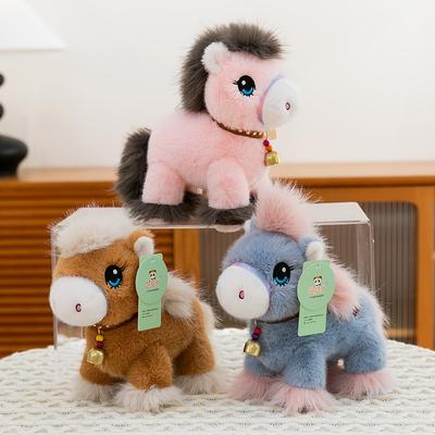 Colorful Bells, Ponies, Plush Toys, Doll Grabber, Doll, Zodiac Year of the Horse, Mascot Annual Meeting Ornament