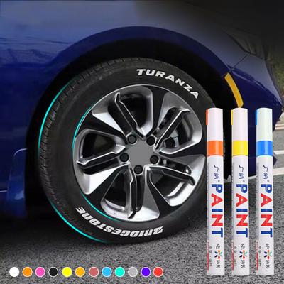 Waterproof Car Tyre Tire Tread Tire Paint Pen Marker DIY Art Drawing Pen Tool For BMW E46 E49 F30 F80 E36 E46 E93 E92 F34 F31