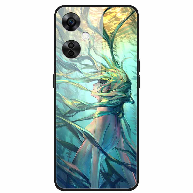 For One Plus Nord CE 3 Lite 5G Case N30 Tempered Glass Hard Back Cover for Oneplus Nord CE3 Lite N 30 Cases Bumper 3lite CE3Lite