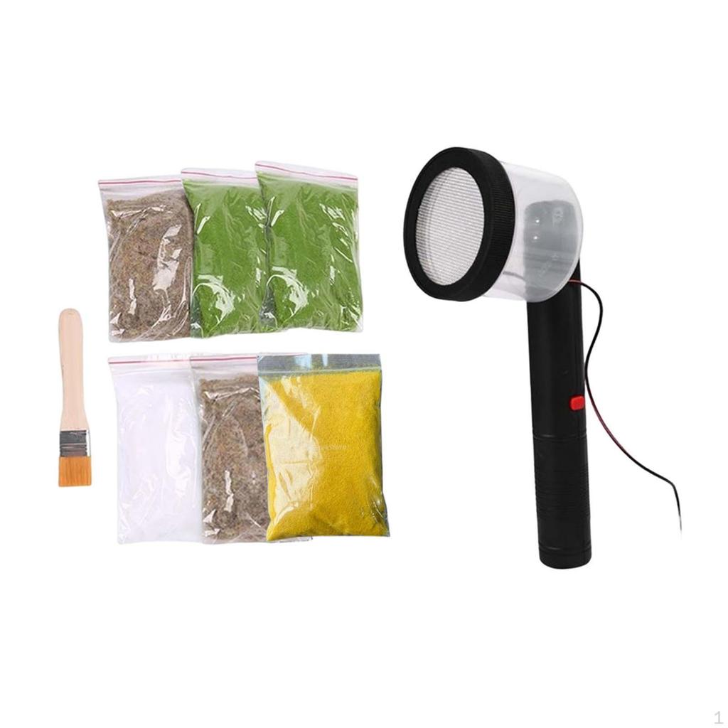 DIY Sand Table Kit Featuring Electrostatic Flocking Equipment for Landscaping