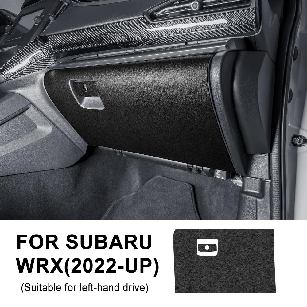 Anti-kick Pad For Subaru WRX 2025 2025 2025Carbon Fiber Texture Suede Sticker LHD RHD Copilot Storage Box Protection Accessories