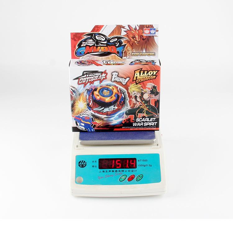 Alloy Battle Gyro Set, Battle Gyro Gun Ruler Launcher 2-In-1 Battle Gyro Toy
