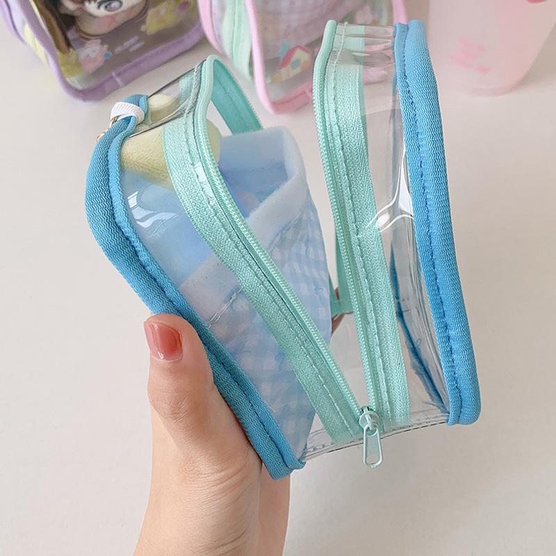 1Pc Storage Bag Dustproof Display Garage Kit PVC Portable Cute Doll Lipstick High Transparency Fashion Accessories Pendant