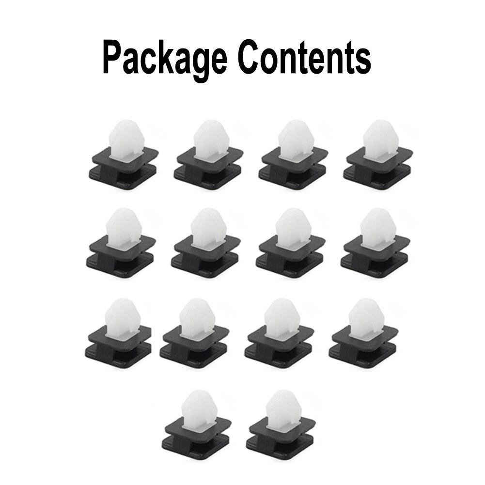 Parts Clips Front Windshield Molding 14pcs A-Pillar Trim