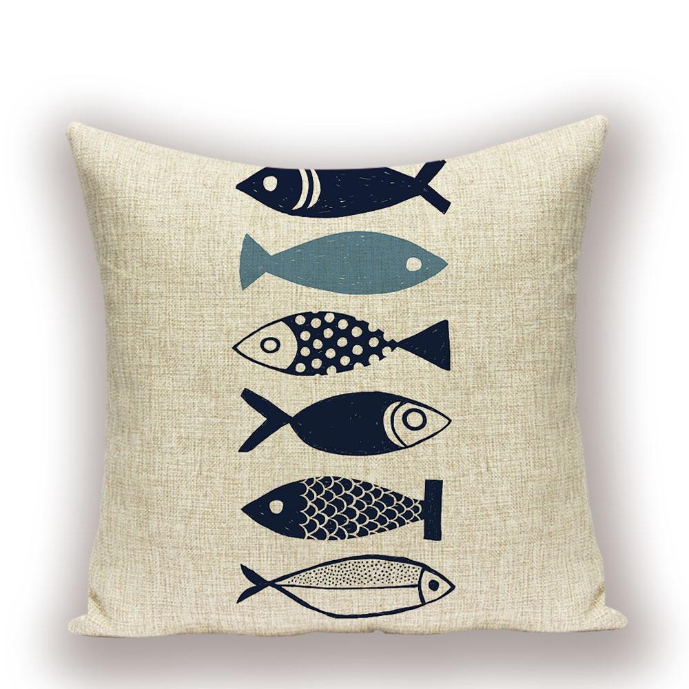 Nordic Home Decoration Throw Pillow Fish Cushion Covers High Quality Decorative Pillows Custom Pillowcase On Pillows