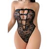 Women Sexy Lingeries Deep V Teddy Lingerie Lace Bodysuit Mini Babydoll | Lingerie for Women Sheer Bodysuit Hollow out,Snap Crotch,One