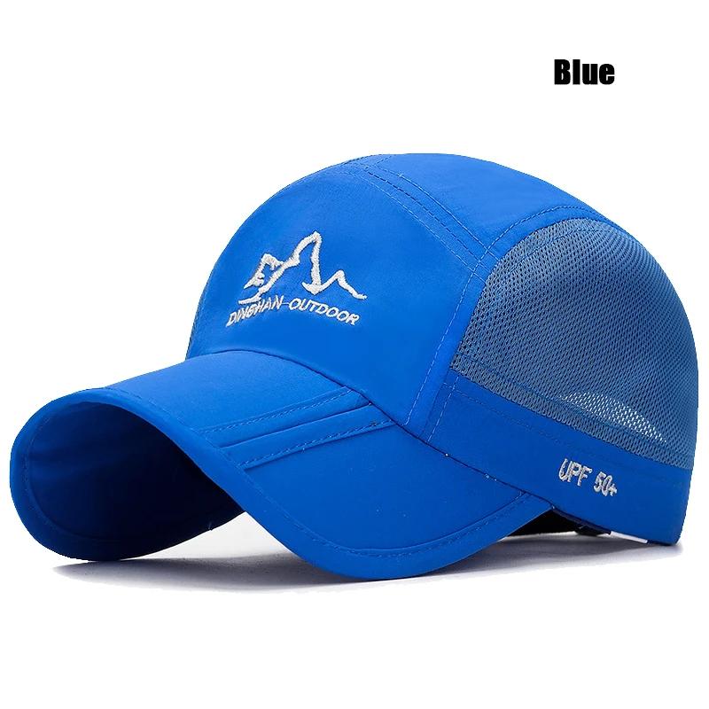 Summer Outdoor Foldable Portable Quick-Drying Hat For Men and Women Mountaineering Travel Sun Protection Breathable Mesh Hat