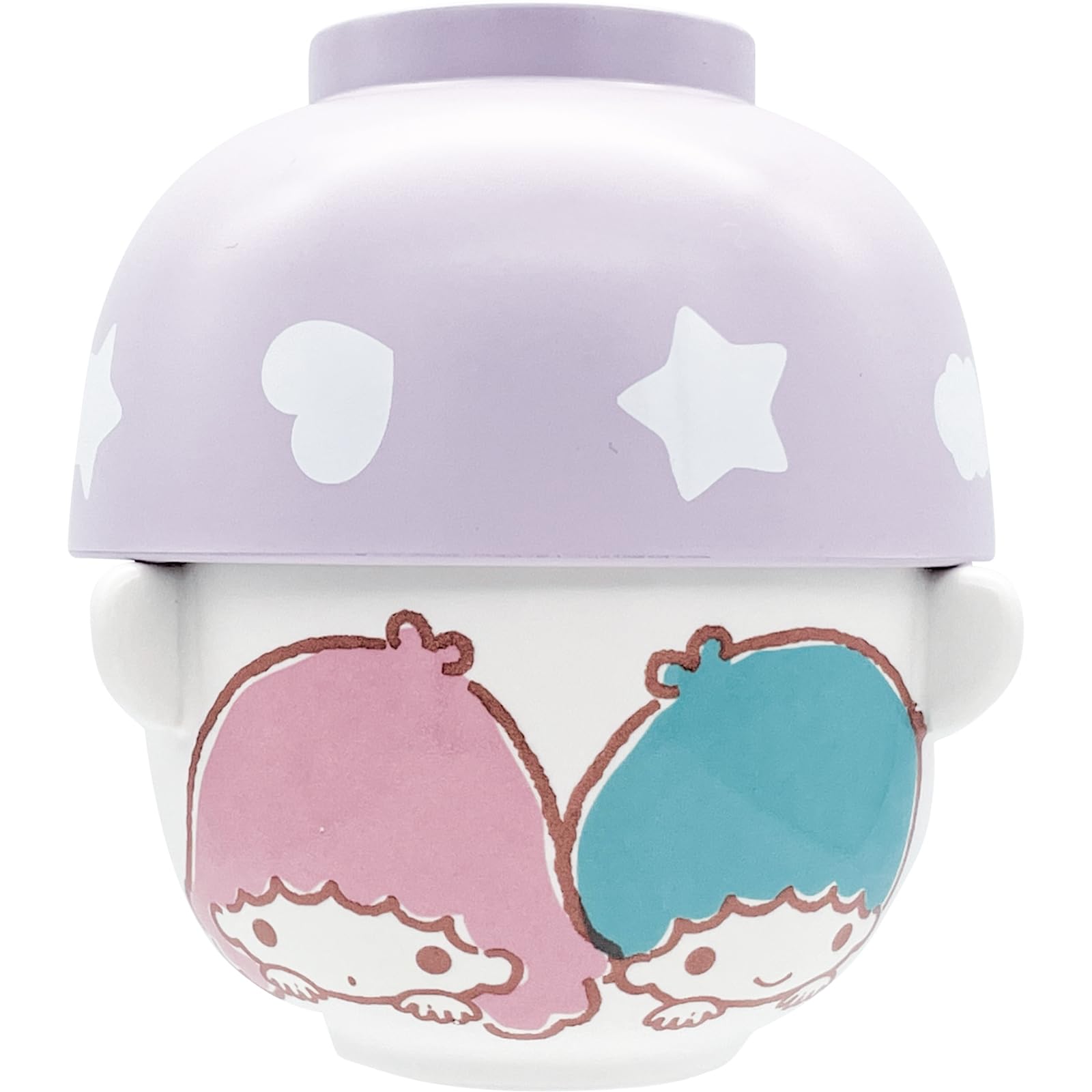 

Sanart Sanrio Little Twin Stars Мини-набор посуды Суп и Рис Штабелируемый для Компактного Идеально подходит для Дня Рождения Сделано в (10x6 см, 200 мл) - Миски, фиолетовый