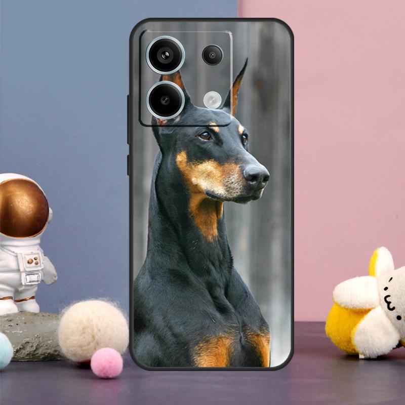 Dackel Dobermann Hunde Hülle Für Xiaomi Redmi Note 13 9 10 11 12 14 15 Pro Plus Redmi 15 15C 14C 10C 12C 13C Abdeckung