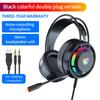 RGB Light Gaming Headset Surround Stereo Sound Earphone Soft Earmuffs Powerful Ergonomic Design Comfortable To Wear