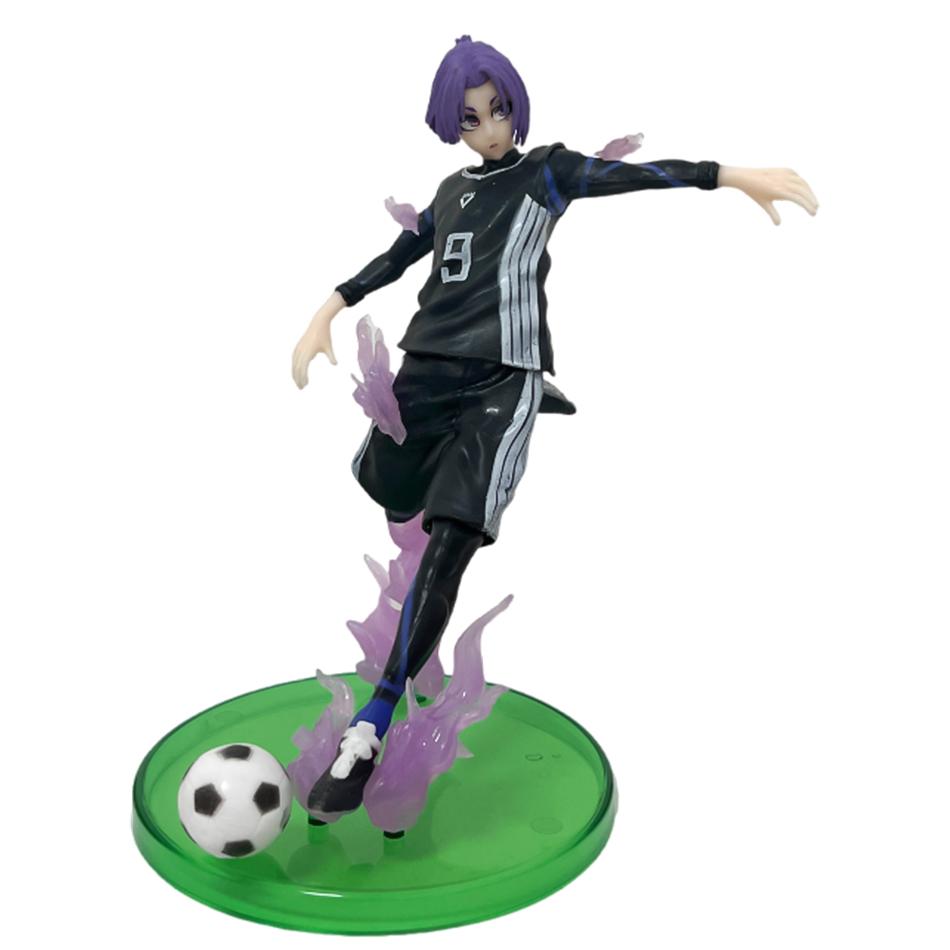 Anime Blue Lock Figure Football Comic Isagi Yoichi Bachira Meguru Nagi Seishiro Mikage Reo Pvc Model For Birthday Gif In Stock