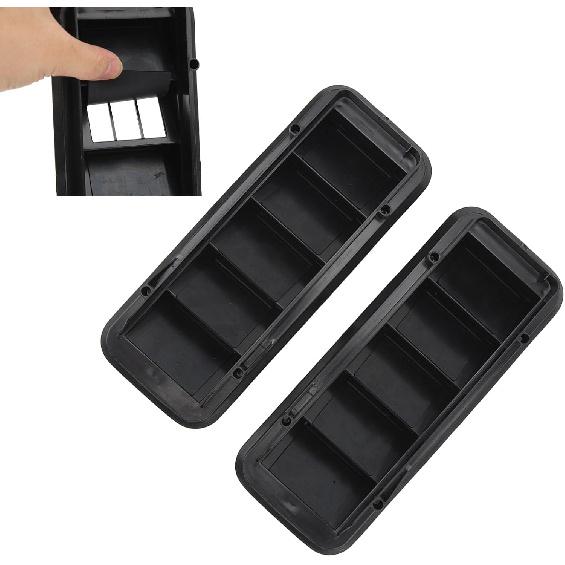 Air Vent Relief Grille,2pcs Back Panel Air Vent Relief Grille 13596856 Replacement for Chevy 1500 2500 3500 HD, Tihanw5hxom7szi