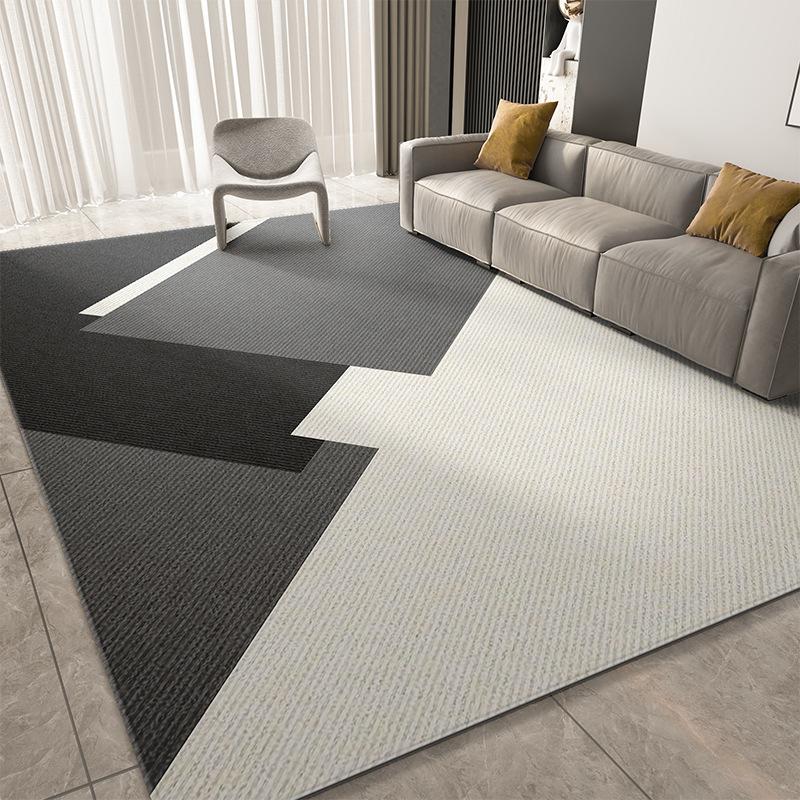 Minimalist Luxury Lint-free Carpet for Living Room Decoration Bedroom Office Easy Clean Rug Large Area Antiskid Soft Floor Mats
