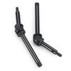 YEAHRUN 2PCS Steel CVD Front Axle Drive Shaft 48.5/52.5mm for 1:24 RC Crawler Car Axial SCX24 All Series Upgraded Parts