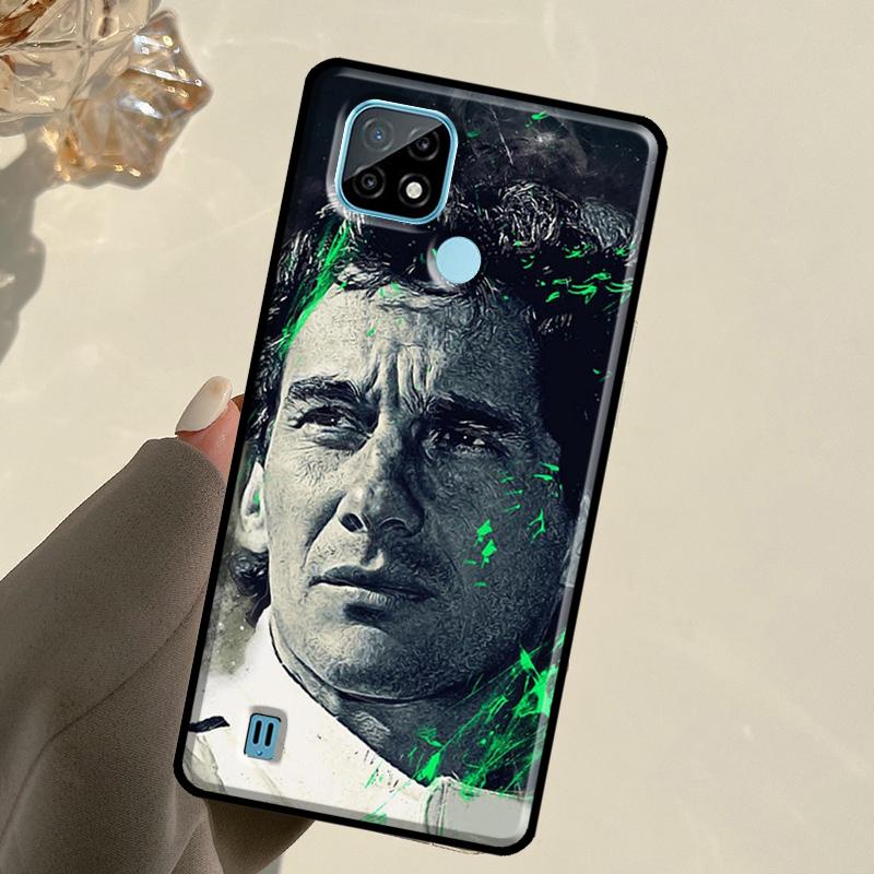 Ayrton Senna F1 For Realme C55 C51 C21Y C25S C75 C67 C61 C53 13 12 10 11 14 Pro Plus GT 6T 6 5 GT7 Pro Case