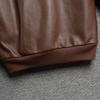 Men's Leather Jacket Genuine Cow A2 Flight Suit Man Aviator Bomber Coat Men Cow hide Leather Jackets Spring Autumn