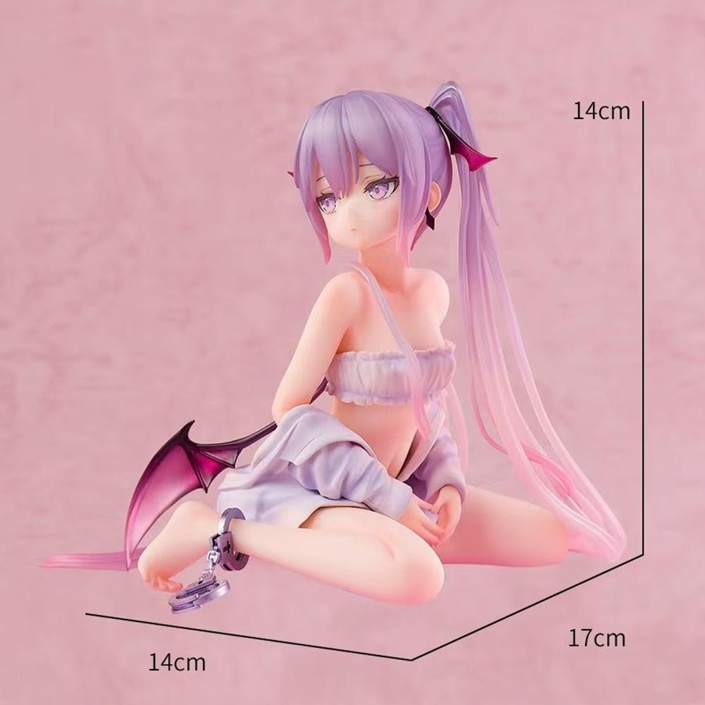 

Аниме Фигурка Евы Розовый Шарм Демон Экшн-фигурка Красивая Девушка ПВХ Кукла модель настольные украшения Коллекционная игрушка Подарки на день рождения 14 см 14cm