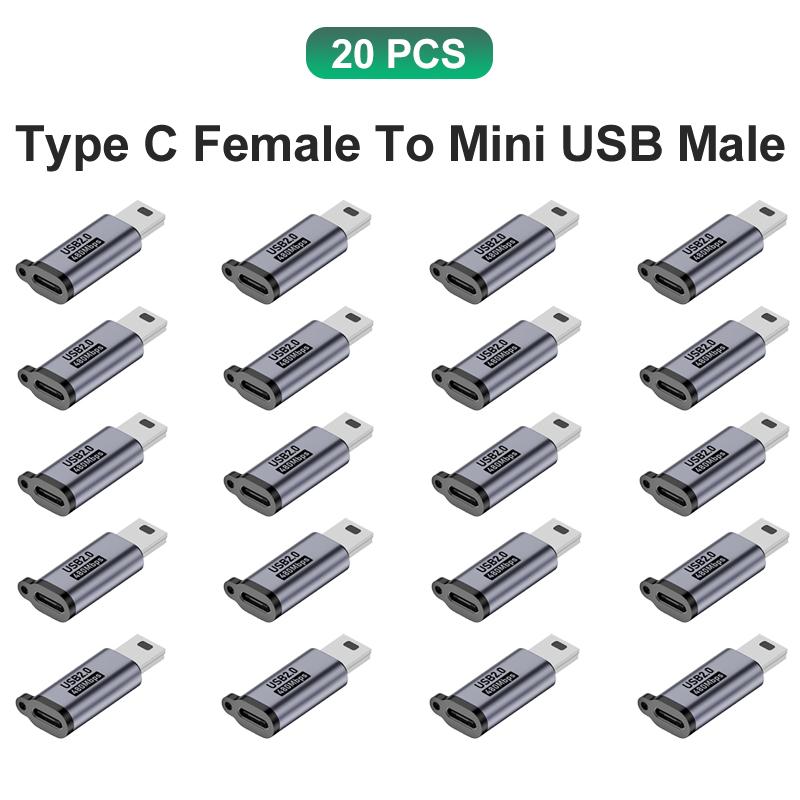 Adaptor USB Tip C USB C Tip-C Femelă La Mini USB Masculin Convertizoare Încărcător Cablu de Date Adaptor USBC