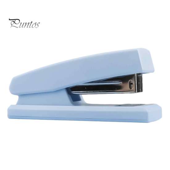 Easy Press Stapler for Comfortable Use Mini Stapler, with Ergonomic Curved Design, Handheld Morandi Color Minimalist Office School Home And