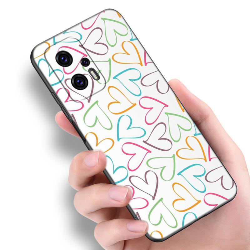Heart Love Coffee Phone Case For Xiaomi POCO F2 F3 M2 M3 M4 X3 X4 Pro NFC F4 GT 5G F1 X2 C3 C31 C40 M5S Soft TPU Black Cover