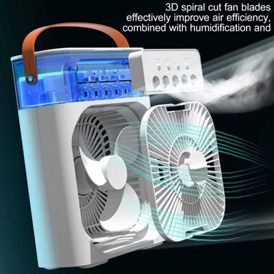Multifunkčný prenosný ventilátor klimatizácie s veľkokapacitnou nádržou na vodu Tichý chod Mini osobný ventilátor chladiča vzduchu
