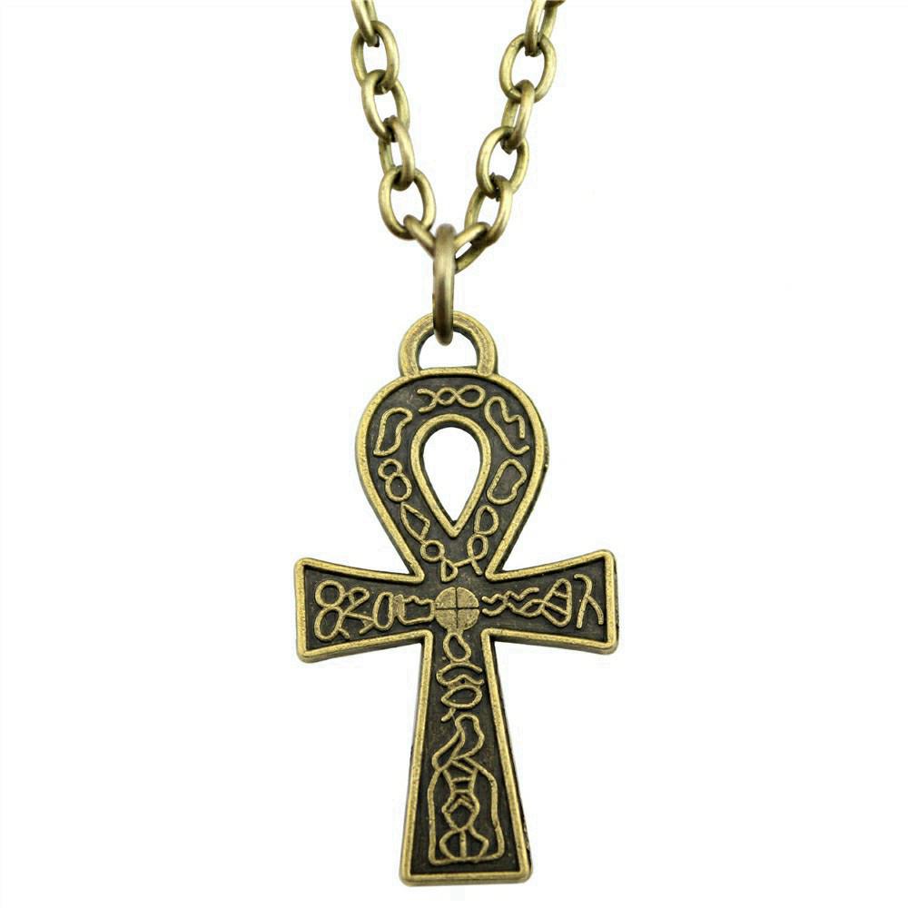 Betendes Kreuz Religiöses Amulett Anhänger Antike Bronze Metall Freund Halskette Neuankunft Geschenk