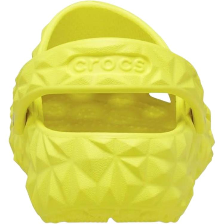 Crocs Classic Geometric Clog Waterproof Kids Clogs Children Aged 3 7 Years Old Yellow 209572-76M