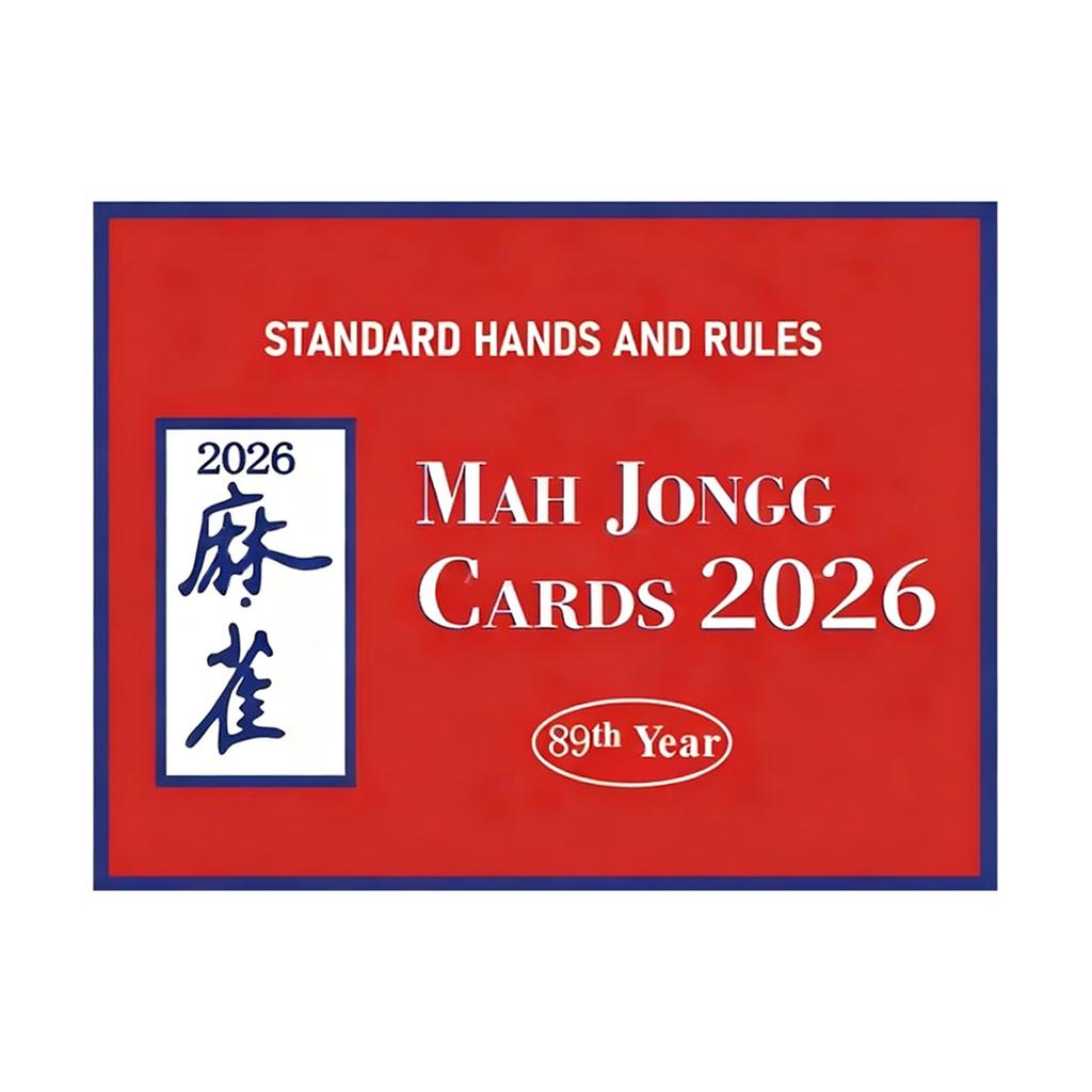 Mahjong Karten 2026 Edition Standardhände und Regeln Offizielles Set für Turnier und Freizeitspiel mit aktualisierten Richtlinien und Punktesystem