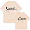 Unisex Fashion Rock Band Extremoduro Print Short Sleeve T Shirt Men Women Graphic Vintage TShirts Y2k Hip Hop Tees Tops Clothes