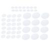 48Pcs Felt Plate Dividers AntiFriction NonToxic Storage Separator Insulation Cookware Supplies Mat