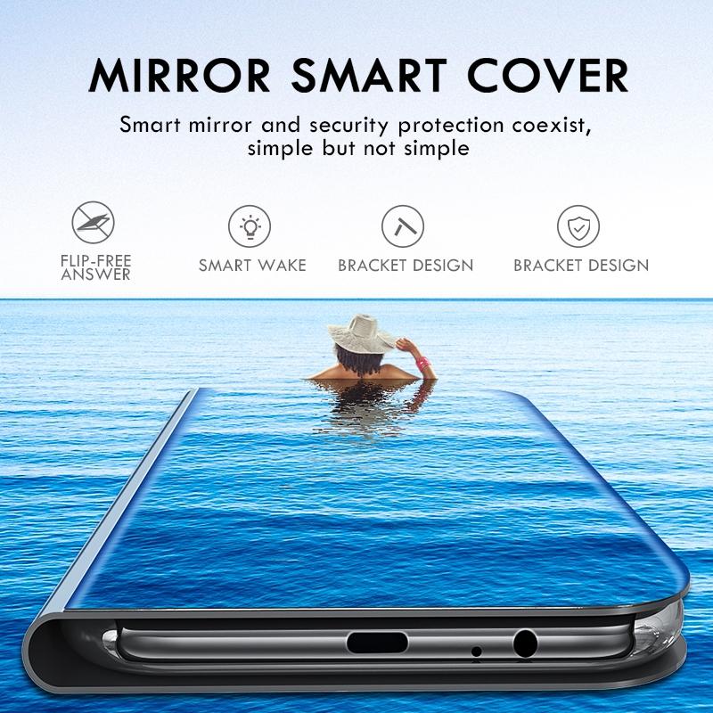 Smart View Spiegel Leder Flip Case für Xiaomi 17T Pro 17TPro Xiaomi17TPro 5G 2026 2602EPTC0G 6.83" Magnetischer Ständer Buch Hülle