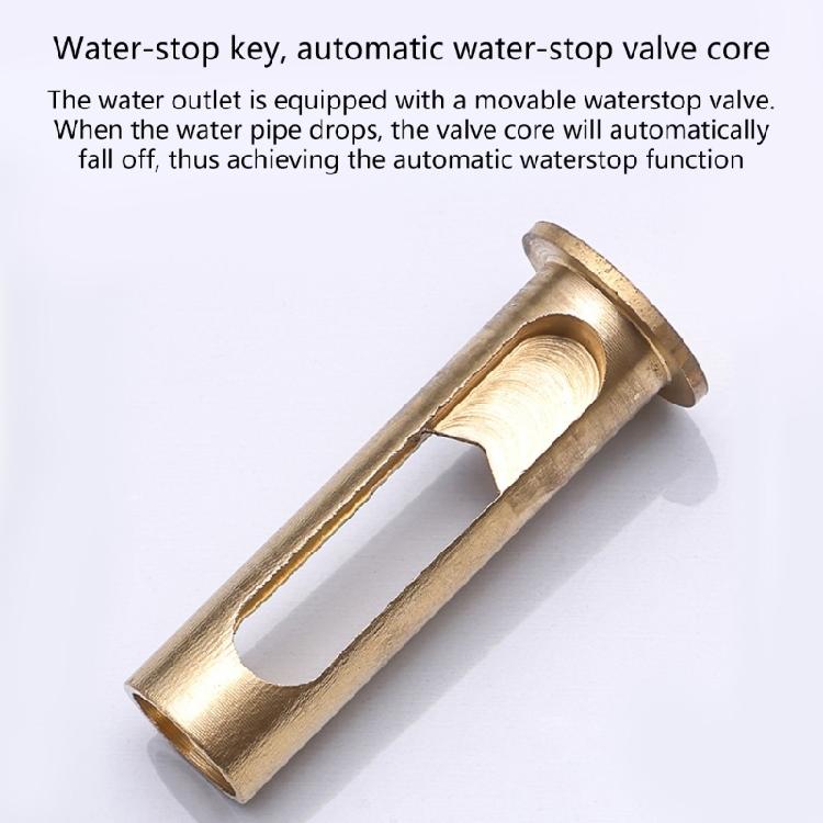 Corrosion Resistant Brass Water Adapters with Auto Shuts Off Automatic Water Flows Stoppers Suitable for Washing Machine