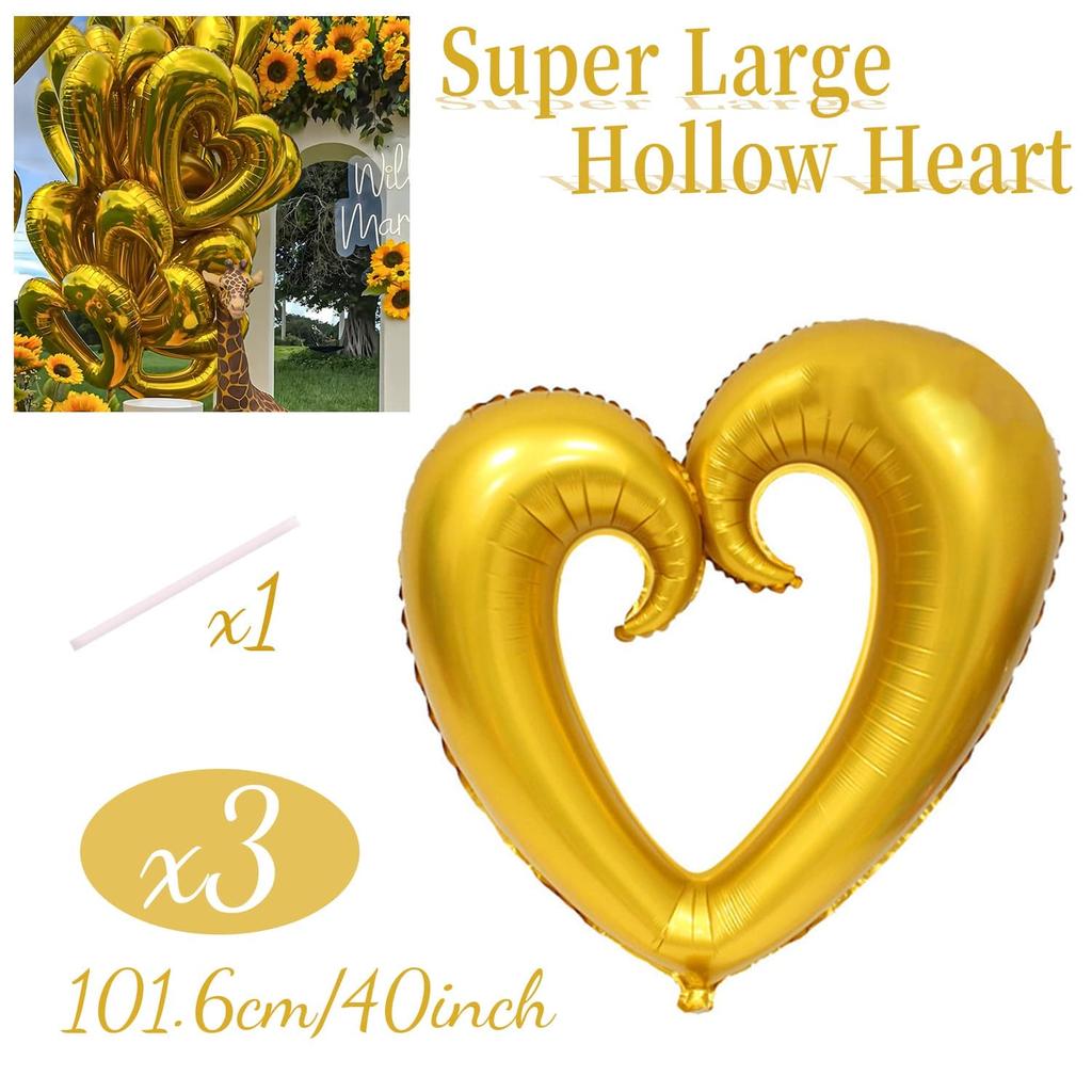 36 Zoll Haken-Liebe Aluminiumfolienballon Herzförmiger Aluminiumfolienballon Valentinstag Jubiläum Geburtstag Dekoration