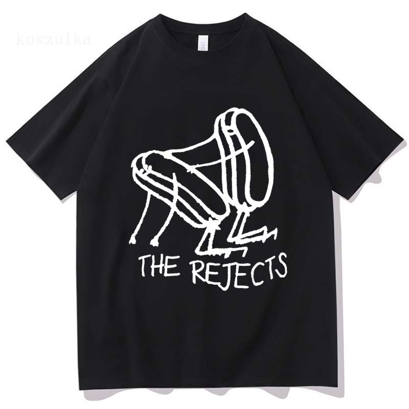 Rejects X Sarah Pardini T-Shirt Rockband The All-American Rejects T-Shirt Baumwolle Kurzarm Herren T-Shirts Streetwear Unisex Print