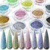 Holographic Mirror Nail Powder Fine Glitter Pigment for Nail Art Decoration and DIY Nail Polish Enhancer Durable and Easy To Apply