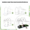Ventilated Acrylic Reptiles Habitat Terrarium with Air Circulations Ensuring Healthy Environment for Small Pet Animal