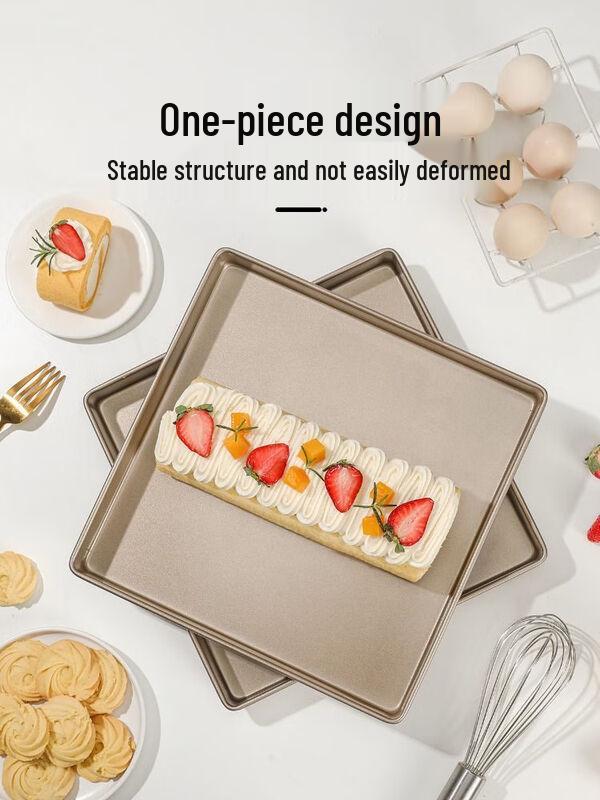 Zhaoran 11-Zoll quadratische Backform aus Kohlenstoffstahl