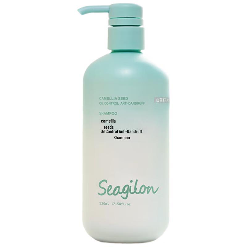 Sen Zhilu Camellia Seed Oil Control Volumizing Shampoo (2 x 520ml Pack)