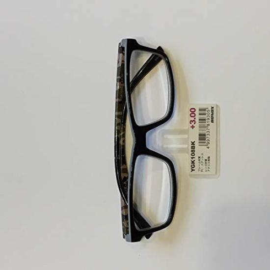 Dulton Bonox Series Reading Type READING GLASSES BK Glasses, Black, 1, YGK108BK/1