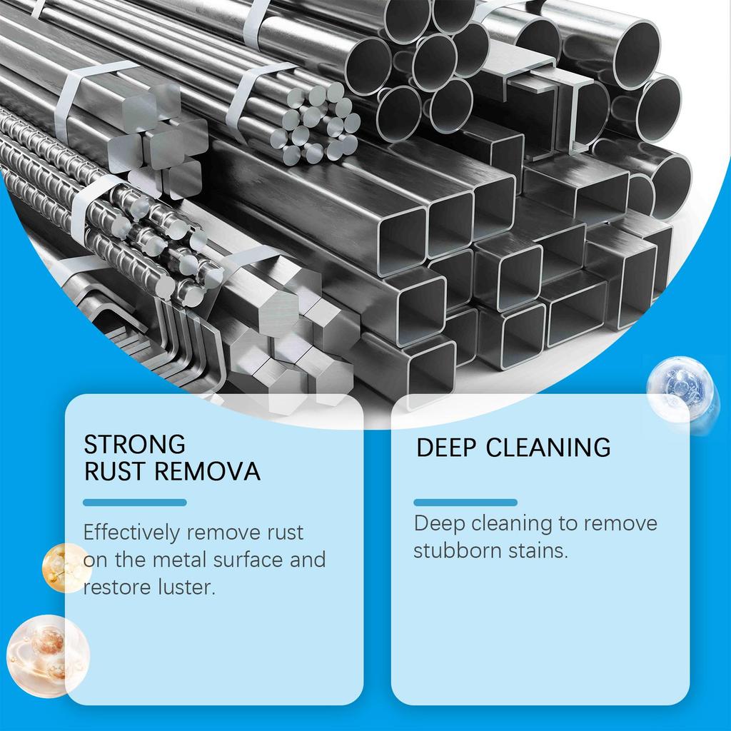 20pcs Rust Removal Cleaning Foam Multi-Action Stain Removal Metal Rust Prevention Household Cleaning Multi-Purpose Foam